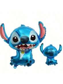 Lilo&Stitch Pink And Blue Foil Balloon Birthday Party Supplies DIY Home Party Decorations