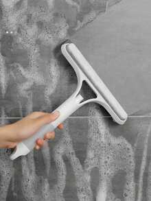 1pc 3-In-1 Glass Squeegee With Scraper And Spray Bottle, Multifunctional Handheld Shower Window Squeegee For Spraying, Cleaning And Scraping, Suitable For Windows, Car Windshields, Mirrors, Bathrooms, Cleaning Supplies And Equipment Accessories - Multicolor - View 2