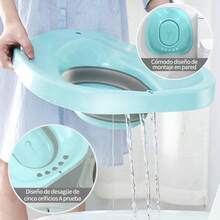 Bao Perineal Sobre El Inodoro Bao De Asiento Sitz Bath Lavabo De Perineal Sobre El Inodoro Para Cuidado Posparto Mujeres Embarazadas Ancianos Alivio De Hemorroides Azul transparente - azul - Ver 4