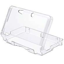 Funda protectora de carcasa dura transparente de cristal claro compatible con el controlador de juegos 3DS - transparente - Ver 9