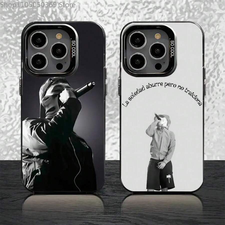Funda para teléfono Beny Jr para 17 16 15 14 13 12 11 Pro Max Plus cubierta mate negra a prueba de golpes funda rígida móvil carcasa protección antigolpes accesorios tecnología diseño moderno - Z4 - Ver 1