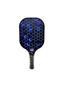 Competitive Specialized Pickleball Paddle With Honeycomb Grid Full Set Of Glass Fiber Professional-Level Serve Kit And Four Balls - Multicolor - View 3