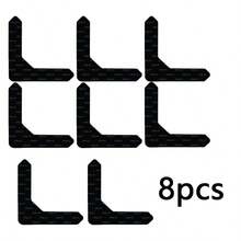 2/4/8/12 Stücke rutschfeste Teppichaufkleber geeignet, Teppichband, waschbare wiederverwendbare rutschfeste Teppichhalter aus Polyurethan, verhindert Teppichverschiebung und Umkraulung, für Teppiche in Wohnzimmer, Esszimmer, Badezimmer, verhindert Verrutschen und Umkraulung der Kanten, Schulbedarf, notwendiges Zuhause-Grundbedürfnis