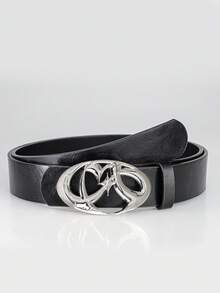 1pc Punk Style Personalized Star Buckle Belt, Unisex, Streetwear Casual, Versatile For Jeans, Suitable For Holiday Parties