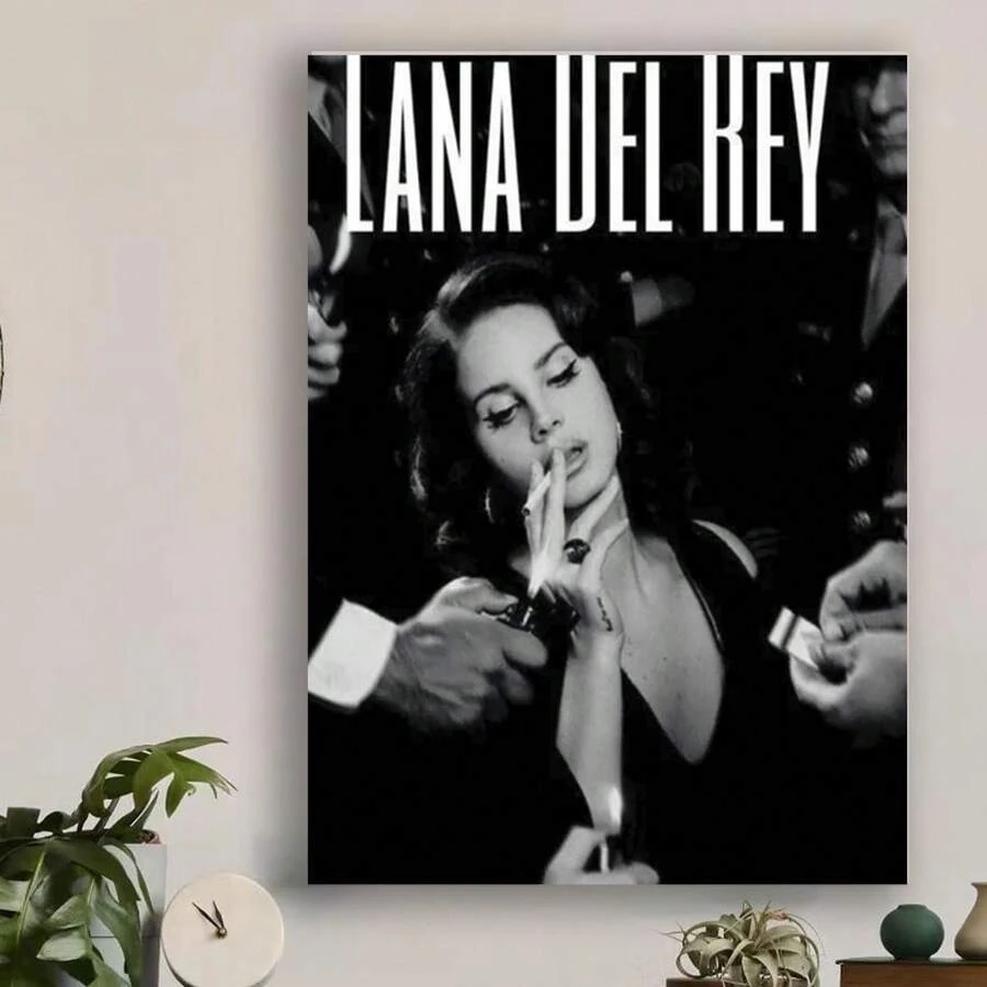 Framed Lana Del Posters Rey Posters Home Decor Posters Wall Art - Đóng khung - Xem 1