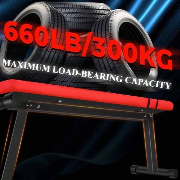 Flat Weight, Multi - Position Press Full Body Workout, 660LBS Exercise Strength Training