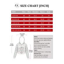 Women's Sequin Zip-Up Hooded Jacket With Ribbed Hem And Long Sleeves For Party Wear - Red - View 7