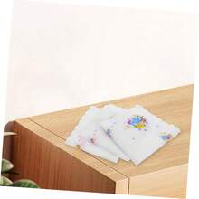 3piezas Pauelo Estampado De Algodn Para Mujer Floral Pauelos Para Bodas y Ocasiones Especiales Uso - inicial - Ver 8