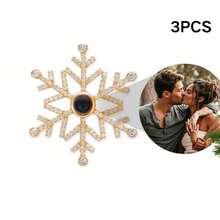 1Pc Custom Christmas Tree Personalized Photo Decoration, Personalized Snowflake Projection Pendant Christmas Decoration, Popular New Christmas/New Year's Day/Holiday Decoration In 2025, Personalized Home Decoration For Christmas And New Year's Day, Family Commemorative Gifts For Family/Friends/Pets,Christmas Gift Supplies - Multicolor - View 50