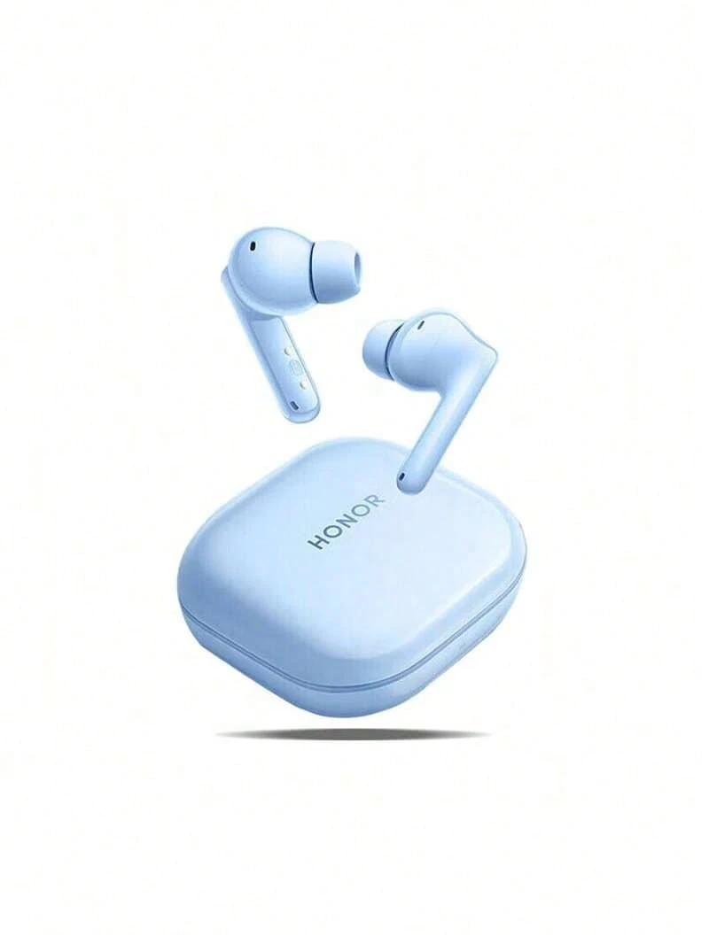 Honor Earbuds X9 TWS Bluetooth Earbuds: 49dB Deep Active Noise Cancellation, 42-Hour Long Battery Life, 10-Minute Fast Charge, Essential For Office Commutes. - Blue - View 1