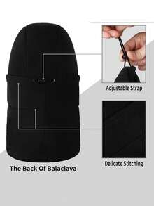 قبعة بلافاك دافئة للشتاء، مغلفة بالكامل، مقاومة للرياح والبرودة، قبعة سميكة من الفليس للتزلج والدراجات الهوائية في الهواء الطلق، مصنوعة من ألياف البوليستر، مناسبة للرجال والنساء، بتصميم فليس داخلي، متوفرة بألوان متعددة، مقاومة للرياح والبرودة، تصميم سميك مزدوج الطبقة، مناسبة للدراجات والتسلق والجري، ويمكن أيضًا أن تكون هدية.