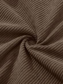 2条装加大码男士灯芯绒直筒裤，休闲纯色长裤，百搭，春秋季 - 彩色 - 查看 5