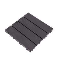 Waterproof Interlocking PVC Deck Tiles, 11Pcs Non-Slip Patio Flooring Tiles, Weather Resistant For Garden Balcony Terrace - Multicolor - View 14