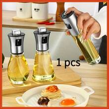 1 Pcs Olive Oil Sprayer, Cooking Oil Spray Bottle For Air Fryer, Large Capacity Stainless Steel Glass Oil Sprayer For Kitchen BBQ Outdoor Olive BBQ Oil Use - 1個 - 查看 2