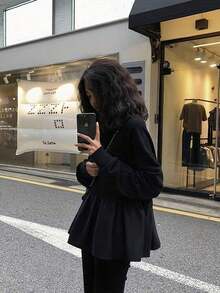 Women Tops - Black - View 2