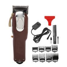 Cortapelo eléctrico máquina cortadora de cabello cortapelo electrónico recargable profesional con peine guía diseño moderno uso doméstico y salón motor potente portátil duradero accesorios esenciales regalo ideal fácil de usar para todas las edades cómodo y práctico - Tipo de Enchufe A USA (110-127V) - Ver 1