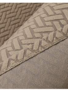 1PC, Elastic T-Shaped Abstract Grid, Small Single Sofa Cover, Household Items, All-Season Sofa Cover, Complete Set, Sofa Cover, Dust Cover, Suitable For Bedrooms And Studies, Perfect For Christmas Use