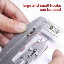 1pc Easy Knot Tying Tool, Semi-Automatic Stainless Steel Fishing Hook Holder