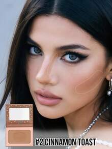 MISSLYN-Cinnadream Contouring Powder, Smooth And Blendable Texture, Ultra-Fine Powder, Long-Lasting Pigmentation, Cool-Toned For Natural Makeup Look, Face Sculpting Powder Infused With Nourishing Murumuru Butter For All-Day Radiant And Smooth Skin, Dermatologically Tested, Low Allergenicity. - #2 Cinnamon Toast - View 3