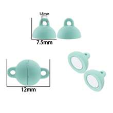 5Set Round Magnetic Clasps Stainless Steel Ball Shape Connectors For Jewelry Making DIY Leather Bracelet Accessories - Magnetic Clasps - View 15