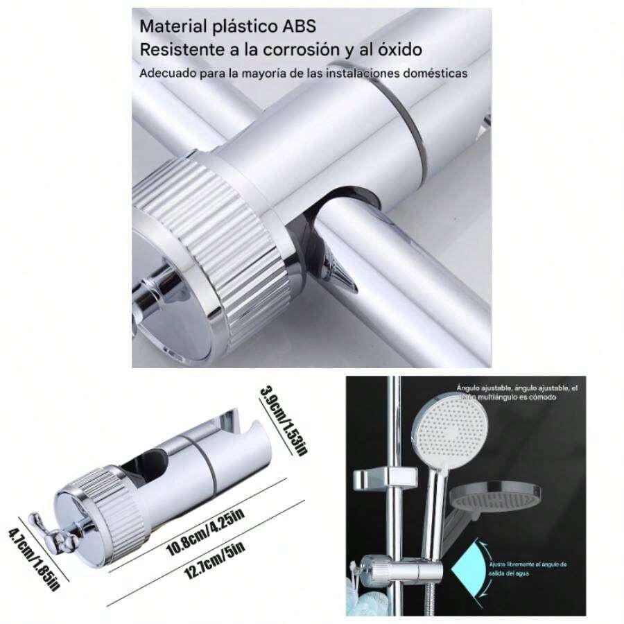 Soporte Para Cabezal De Ducha De Mano, Soporte para Ducha de Mano Sin Taladrar - Montaje Para Cabezal De Con Estructura Estable Para Uso En Casa Y Bao - pago - Ver 1