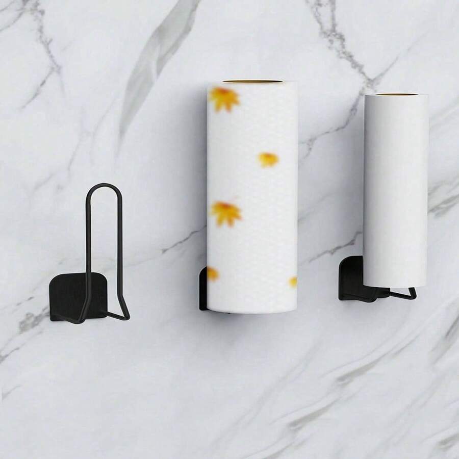 3pcs Sponge Rack Kitchen Non Perforated Storage Filter Rack Storage Rack Stainless Steel Multi Functional Sink Drain Rack Hook - Multicolor - View 1