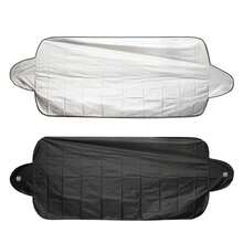 Car Windshield Cover Anti-UV Snowproof Full Protection Double Sided Windscreen Cover Sun Snow Ice Universal 200*70CM
