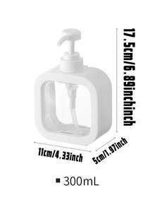 2个装洗洁精按压瓶，按压式泡沫分配盒，厨房魔力海绵洗碗机，洗洁精按压瓶，洗手液瓶收纳盒按压分配器