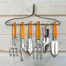 Garden Tool Set 12 Piece Aluminum Hand Tool Kit Garden Canvas Apron With Storage Pocket Outdoor Tool Heavy Duty Gardening Work Set With Ergonomic Handle Gardening Tools For Women Men