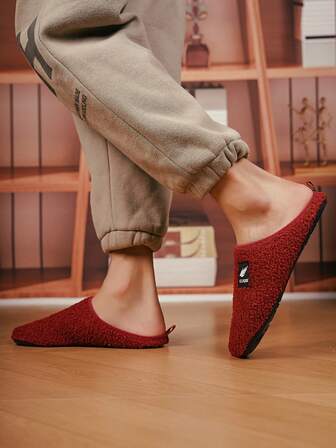 Pantuflas cálidas para interiores, adecuadas para otoño e invierno