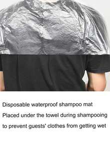 防水一次性理发披肩，适用于家庭和美发沙龙在染发、烫发和护理头发时使用。