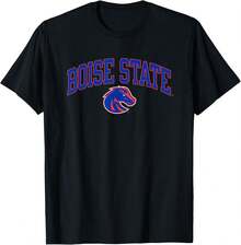 Boise State Broncos Arched Logo Officially Licensed T-Shirt - màu đen - Xem 1