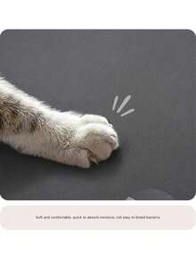 Customizable Quick-Drying Pet Feeding Mat, Personalized Pet Feeding Mat - Quick-Drying Waterproof Non-Slip Cat Bowl Mat, Personalized Pet Cat Dog Silicone Feeding Mat, Lightweight Fresh Cloud Shape, Customizable Name, Pet Feeding Mat - Multicolor - View 3