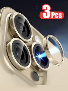 Yezodawee 3片装相机镜头保护膜，兼容 17 Pro Max、17 Pro、17 Air、17、16 Pro Max，超强韧高清独立镜头保护膜，防刮擦，超薄钢化玻璃镜头盖，9H钢化玻璃金属相机屏幕保护膜，防震相机盖环 - 银色 - 3件 - 查看 26