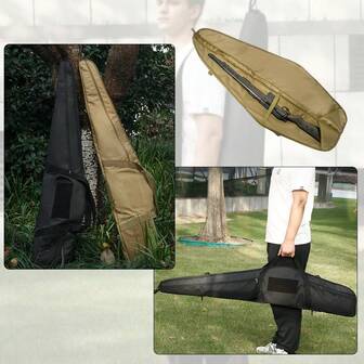 Outdoor Tactical Gun Bag Rifle Bag Multifunctional One-Shoulder Shockproof Professional Sports Fishing Bag