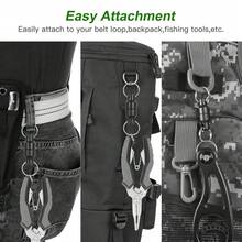 Clipe magnético para rede de pesca (1 ou 3 unidades) - Suporte para liberação de rede de pesca - Clipe magnético para rede de desembarque - Preto - Ver 6