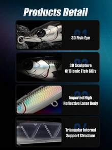 Kingdom GT War Lock Sea Fishing Floating Pencil Bait 180mm 200mm 230mm 40g 54g 73g Sea Fishing Artificial Hard Bait Saltwater Lure Topwater Floating Pencil For Sea Tuna GT Fishing - Multicolor - View 6