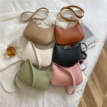 Fashionable Dumpling-Shaped Crossbody Bag, Versatile Shoulder Handbag For Women - Multicolor - View 2