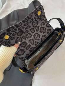 Damen Leopard Muster Mode vielseitige Umhängetasche