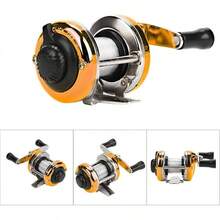 VGEBY Carrete de Pesca, Carrete de Pesca de fundición de Hielo de Metal Rueda giratoria de Pesca con Alambre para Agua Salada Agua Dulce XZQY - Como se muestra la foto - Ver 5