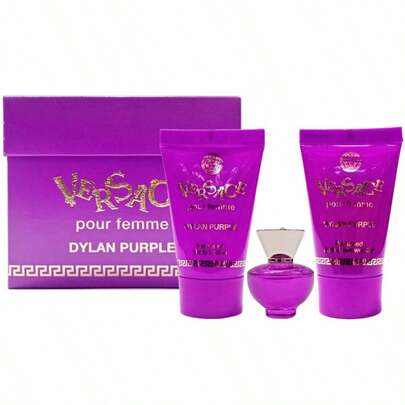  Versace - Dylan Purple Pour Femme EDP 5ml + Shower Gel 25ml + Body Lotion 25ml Set