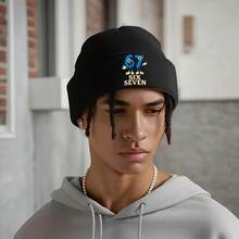 67 Six Seven 6-7 Funny Italian Brainrot Gaming Meme Beanie - Cute Chibi Octopus & 69/67 Number Design, Unisex Adult & Casual Winter Hat, Machine Washable Textile Beanie For Men & Women, Anime Conventions & Casual Attire, Soft Warm Beanie With Playfu - 黑色 - 查看 4
