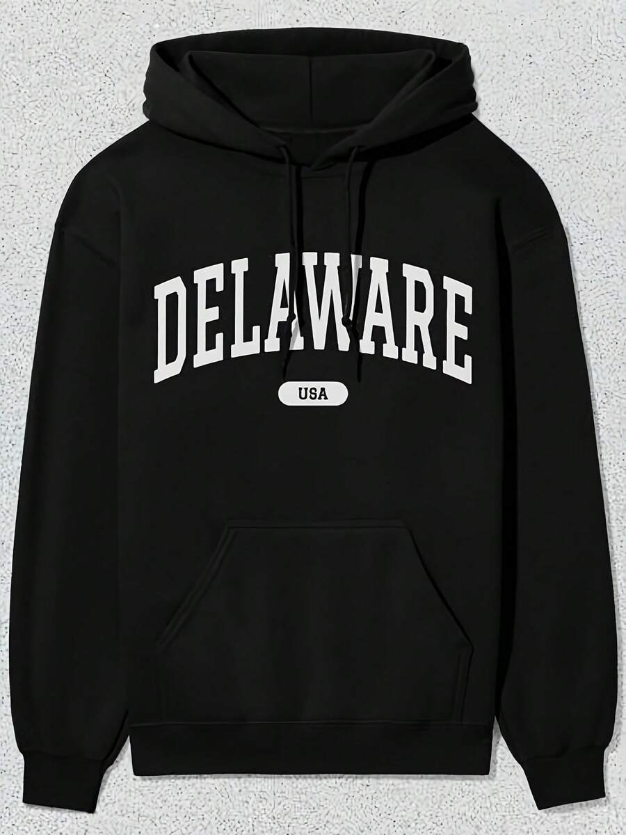 Delaware Hoodie USA Collegiate Hooded Sweatshirt Uni,Autumn/Winter Hoodie Autumn Set - 款式25 - 查看 1