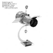 Quebra-cabeça Metálico 3D, Modelo de Montagem DIY, Quebra-cabeça de Aço Inoxidável, Modelo de Arquitetura, Sem Necessidade de Cola, Presente de Natal, Ornamento Decorativo, Estátua da Liberdade, Big Ben, Farol, Golden Gate Bridge, Torre de Pisa, Edifício Chrysler