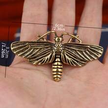 1pc Brass Dragonfly Desktop Ornament, Miniature Metal Craft Gift Birthday Gifts Graduation - Multicolor - View 14