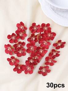 10/30pcs Artificial Mini Cherry Blossom - 1.18in Multicolor Sakura Flower Heads, Suitable For Decorative Christmas Wreath, Photo Frame, DIY Hair Accessory, Wedding Home Decoration, Thanksgiving, Valentine's Day, Spring And Summer Decoration - Multicolor - View 14