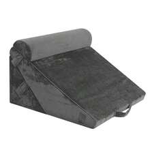 3PCS Wedge Pillow Set Memory Foam Adjustable Bed Acid Reflux Pillow For Orthopedic Post Surgery Leg Head And Back... - Gray-3PCS - View 9
