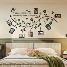 A Beautiful Set Of Hibiscus Flower Frame And Rattan Acrylic Mirror Decoration Stickers, Easy To Install According To The Template, Widely Used In Home Decoration With Multiple Colors To Choose From, Suitable For Decorating Walls Such As Living Rooms, Bedrooms, Bathrooms, Study Rooms, Farmhouses, Offices, Sofas, Background Walls, Shops, Etc! - Multicolor - View 4