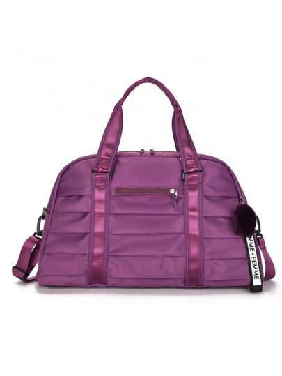 Bolsa de viagem impermeavel de grande capacidade, bolsa de ombro de fitness esportiva Com acessório