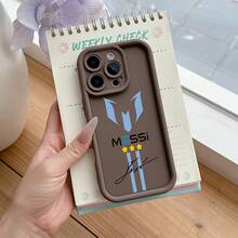 Messi Logo Signature Phone Case For IPhone 16 15 14 13 12 11 Pro Max Mini XR XS X 7 504 Plus Shockproof Soft TPU Back Cover Drop-Resistant, Gifts - Trộn màu 1 - Xem 6